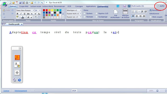 Adaptation automatique