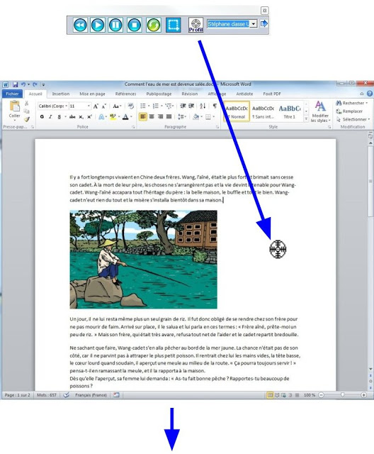 application de la cible magique